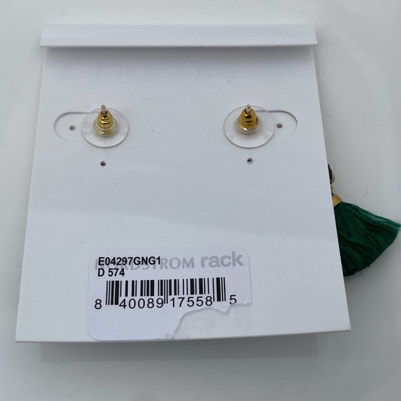 Panacea Earrings Gold plated 18k shinny facetted s - Picture 7 of 7